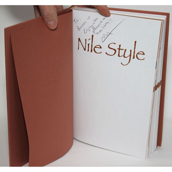 Signed NILE STYLE: Egyptian Cuisine and Culture By Amy Riolo - HC/DJ Cookbook - Picture 6 of 12